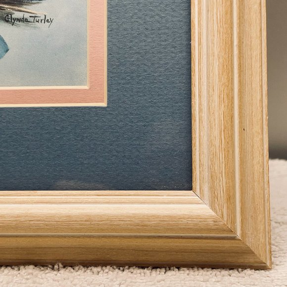 EUC Artist Glynda Turley "Victorian Bouquet" Print, Matted, Framed, 8" x 11.5" - Picture 6 of 10